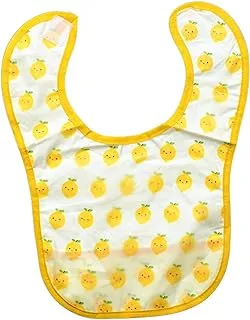 Mix&Max Waterproof Bib Printed Shapes For Unisex-Yellow&White