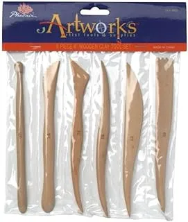 China Fine Art Nsd-6 Sculptural Clay Knives 6-Piece Set, 6-Inch Size