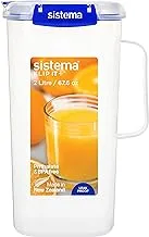 Sistema 884206 Klip It Plus Jug, Polypropylene, 2 Litres