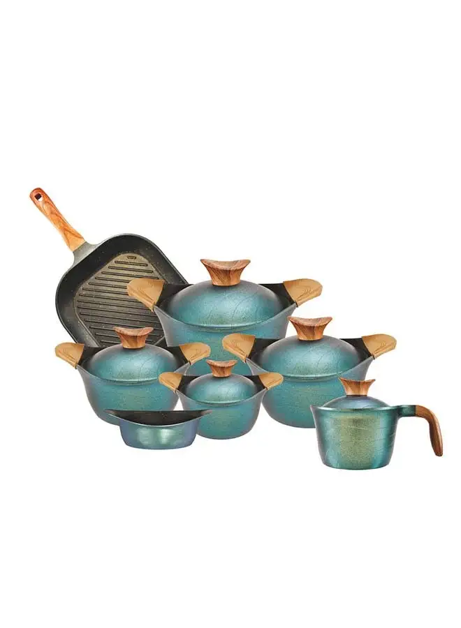 NeoKlein Neoklein Set 12 Pcs 
(4 Casserole,Grill,Milk Pot,Low Casserole)