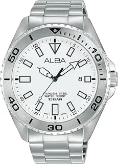 Alba MEN'S ACTIVE Stainless Steel Silver white dial AS9Q45X