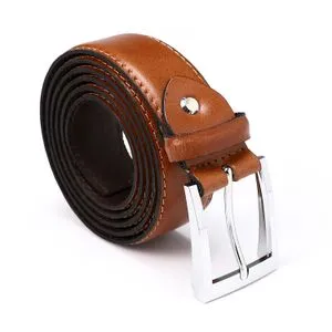 Activ Buckle Closure Single Loop Belt - Caramel Brown