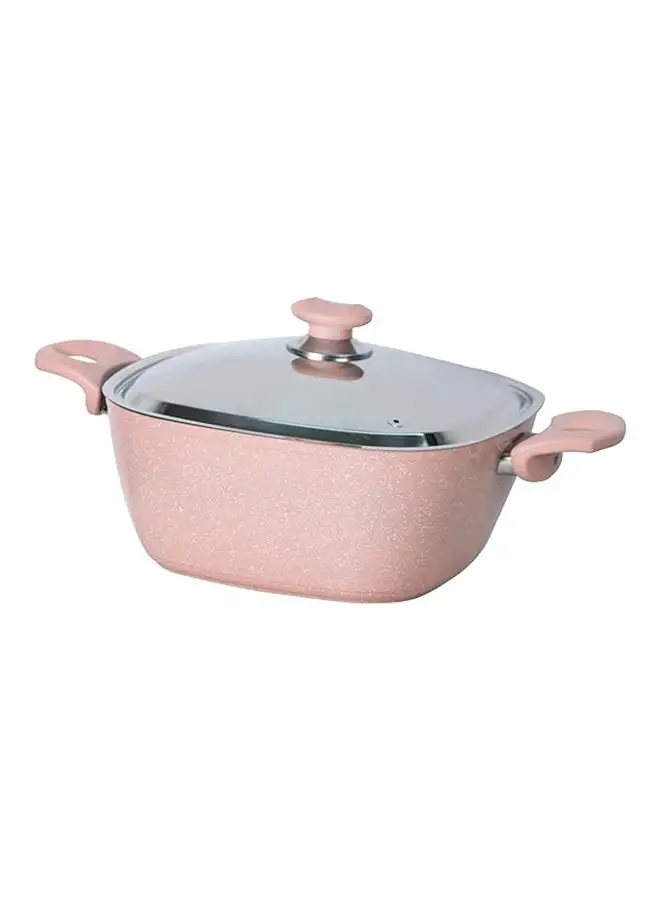 Top Chef Top Chef Square Granite Pot Size 18 Rose