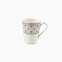 Rosa Porcelain Shiffel Arabesque Mug, 225 ml Capacity