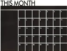 WALL STICKER This Month Calendar chalkboard wall stickers