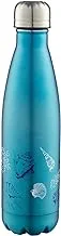 Zinnia Stainless Steel Bottle, 500 ml - Blue