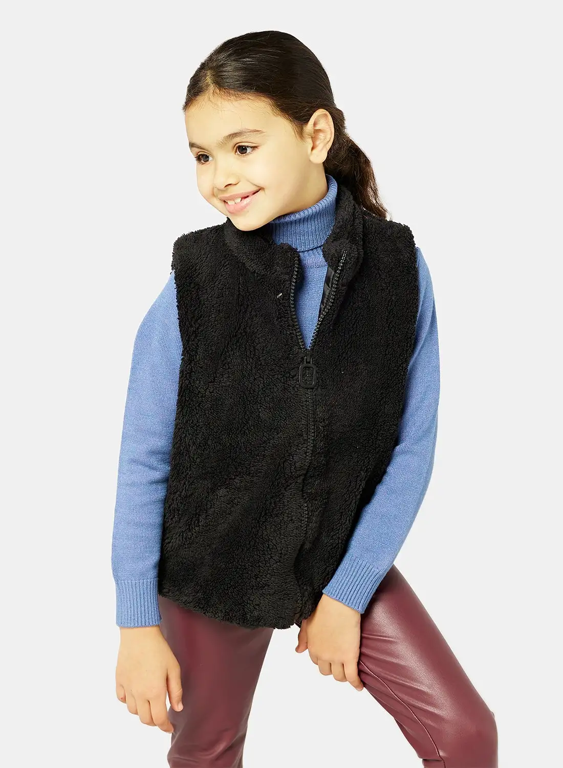 giggles Girls Fur Vest