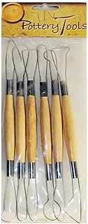 China Fine Art DGS/6'/7 Wire No 1/6 Pottery Tool 6-Piece Set