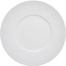 Tunisie Tu-8600127 Set Of 6 Pieces Of Porcelain Veins Dinner Plate 27Cm Suitable For Home And Restaurants With Premium Durable Material - White