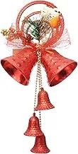 accessories shop Plastic Medium Shiny Christmas Tree Ornament With Bells Shaped And Small Bells Add More Entertaining For Party Atmosphere - Multi Color