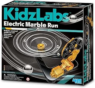 4M - KidzLabs/Electric Marble Run, Motorised Science Kit for Kids 5-12 years