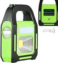 A&M Solar or Electric Rechargeable Emergency Flashlight Three Lighting Modes