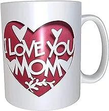 Fast Print I Love You Mom Printed Mug - Multi Color