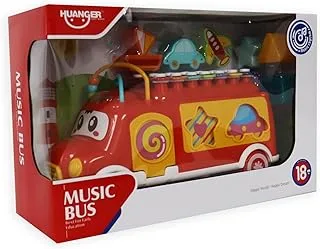 Happy Musical Bus - Asorted Color HE8023 , 1.5+