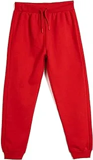 KOTON Drawstring Jogger Sweatpants for 4/5 Years Boys, Red (401)