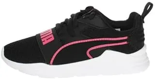 PUMA Wired Run Pure PS Black-Glowin Kids, Size 35 EU