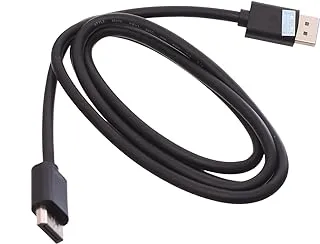 Generic Plastic Power Cable High Speed With Superior Quality And Practical For Computer 1.5M - Black