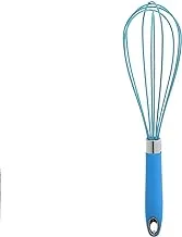 Generic Silicone Large Egg Beater Easy To Use With Amazing Design And Very Lite For Kitchen - Blue Silver