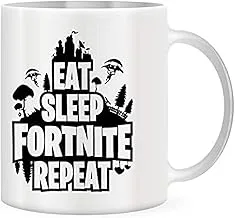 fortnite battle royale white ceramic mug