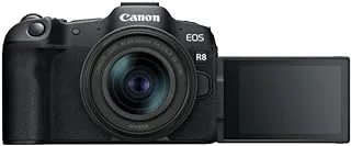 Canon EOS R8+RF 24-50MM F4.5-6.3 IS STM|24.2MP Full-Frame Mirrorless Camera|Up to 40fps Continuously|Dual Pixel CMOS AF II|4K upto 60p|Vari-angle Screen|Bluetooth&WiFi