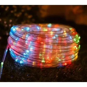 Waterproof Clear Tube Light Rope Strings With Remote Timer