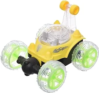 High Quality Remote Control Car 360°Rolling Twister For Kids, Gift, fun and entertainment - Yellow