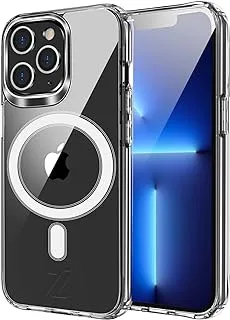 iPhone Clear Magnetic Case TPU + Acrylic Back Designed For MagSafe Chargers Hard Cover For iPhone 12/12 Pro / 12 Pro Max Fully Protection Anti-Damage And Anti-Scratches (iPhone 13 Pro)