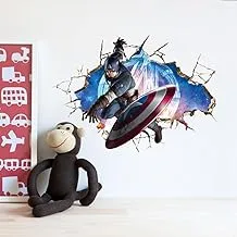 Super Hero Wall Decals Avengers Character Wall Stickers For Kids Rooms Mural