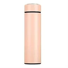 LED Thermos Coffee Flask 500ml Stainless Steel Vacuum Bottle Intelligent Temperature Display Thermo Insulator Tea Cup Cup Thermal Coffee Cup Pink