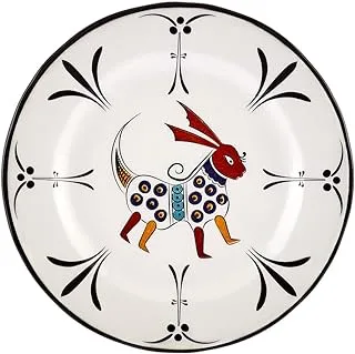 Karaca | Paye Seljuk Series Porcelain Bread Plate with Goat 16 cm