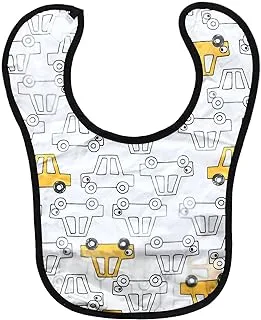 Mix&Max Waterproof Bib Printed Cars For Boys-Multicolor