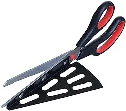 Set Of 2 Pcs Kitchen Scissor With Pizza Cutter, Black