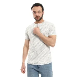 Caesar Mens T- Shirt With Half Sleeves And Round Neck