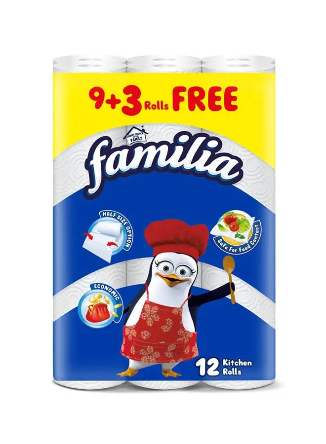 Familia Classic Kitchen Rolls (9+3)