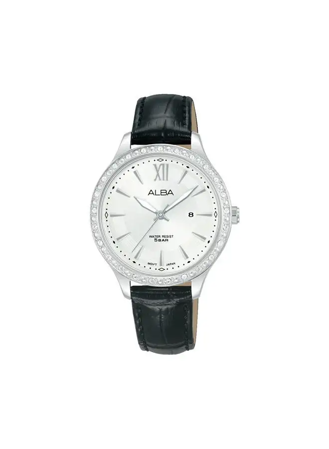 Alba Leather Analog Watch AH7BY5X