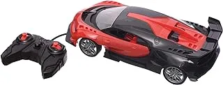 Generic Plastic Racing Car Kit With Remote Control And Modern Design Made Of High Quality Material Add More Entertaining For Kids Set Of 2 Pieces - Red Black