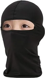 Generic Eskvom Kids/Children Ski Mask Balaclava, Thin Helmet Liner Face and Neck Cover Mask for Boys Girls Black, Black, One size- stretch, æœ‰弹æ€§