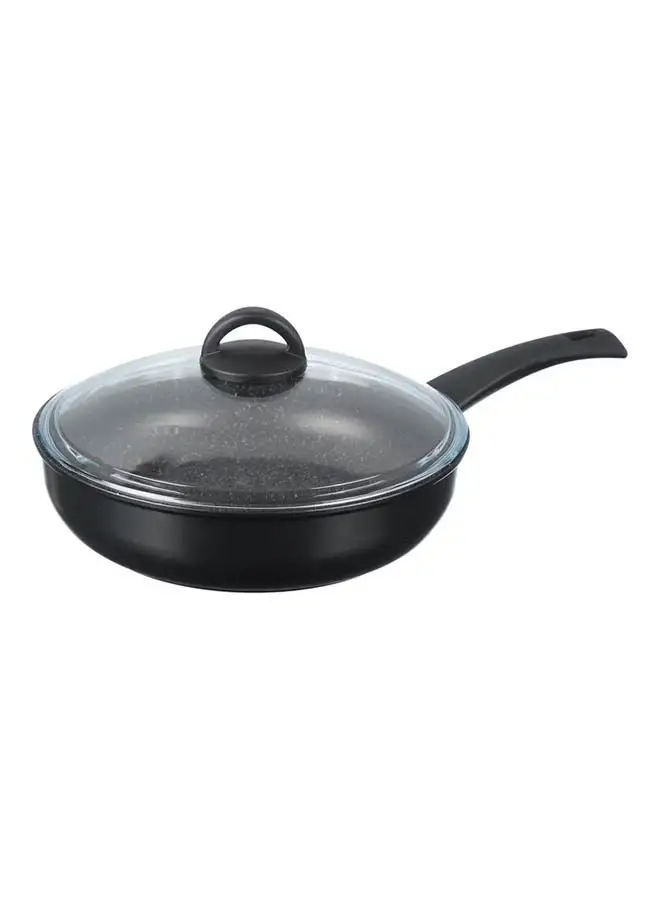 illa Cook On Rock Induction Frying Pan 24 + Pyrex Lid