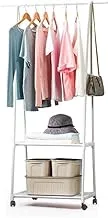 Clothes Stand and organizer, Coat Rack Metal White