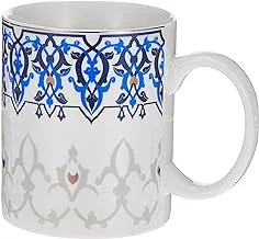 Istekana, Tea Mug Set 6pc, Made of porcelain with Assorted color decorated design.