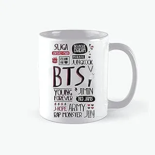 Boy's Bts Band Mug (White)