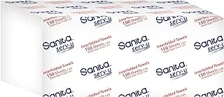 Sanita Serv u 150 Sheets Interfold Pearl towel tissue