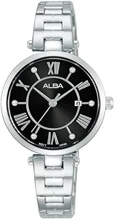 Alba LADIES' Fashion Stainless steel Black dial AH7AP1X