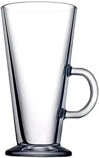 Blink Mix Long Glass Mug, 3 Pieces Box for Juices - Latte - Hot Chocolate B99