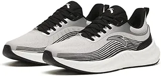 ANTA RUNNING SHOES, MEN, SILVER/BLACK, 42.5 EU