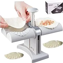 Automatic Dumpling Maker Mould Machine Household Dumpling Maker Press Double Head Automatic Dumpling Wrapper Tool Dumpling Skin Maker Molds, Easy-tool for Dumpling, Wrap Two At A Time