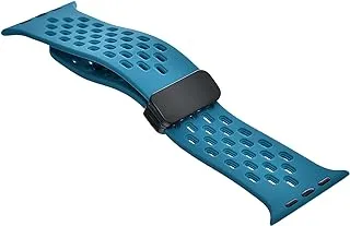 Silicone Watch Strap With Amazing Design And Flexibility For Smart Watch 42/44/45/49 mm - Turquoise