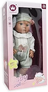 Wandalong 16 Inches Baby Doll With Accessories , W16T-01A, 3+