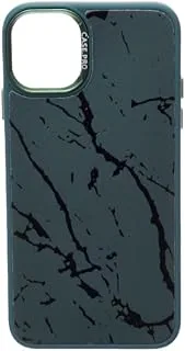 Silicone Back Phone Protection Cover With Amazing Design And Safety Edges For Iphone 11 Pro Max - Olive Black