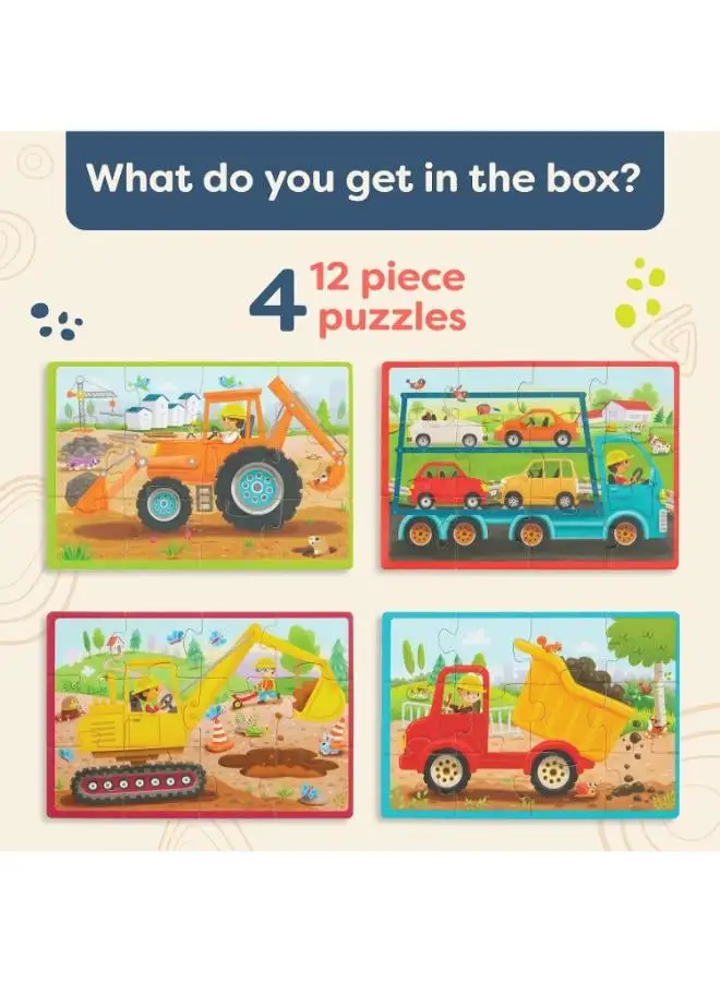 B. Toys Pack o' Puzzles - Trucks